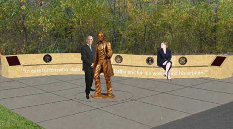 Lincoln Statue site